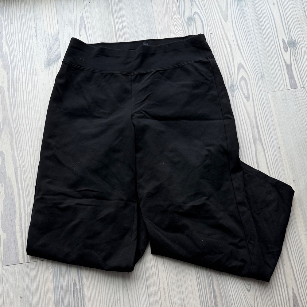 Eileen Fisher - Jersey Black Wide-Leg Pants